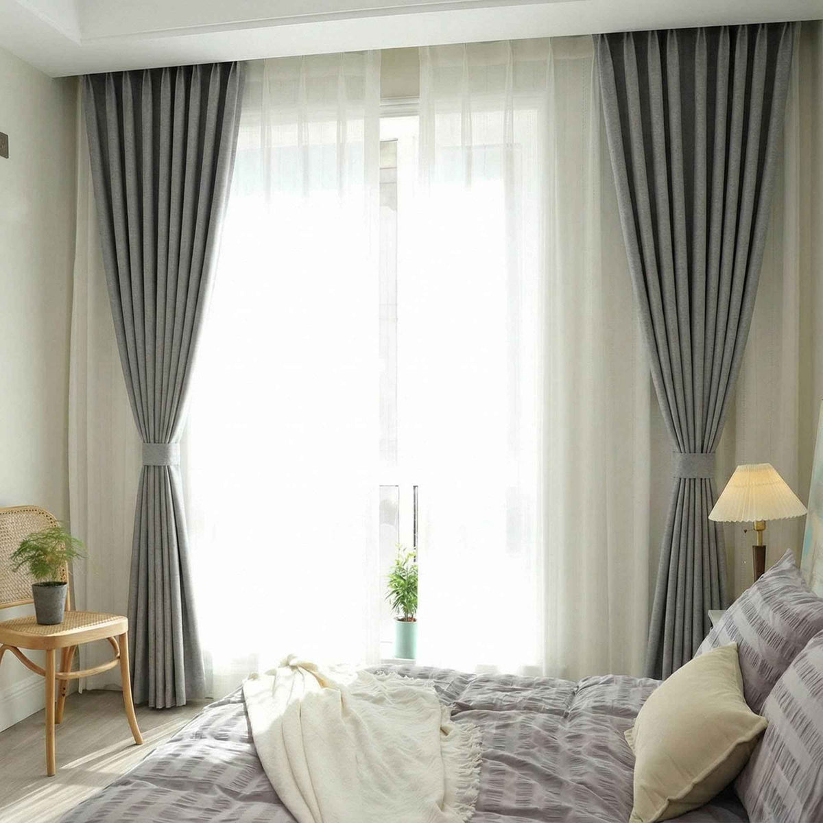 Twill Heavyweight solid color blackout curtains - Detail View 2 | JOYDRAPE Bespoke Luxury