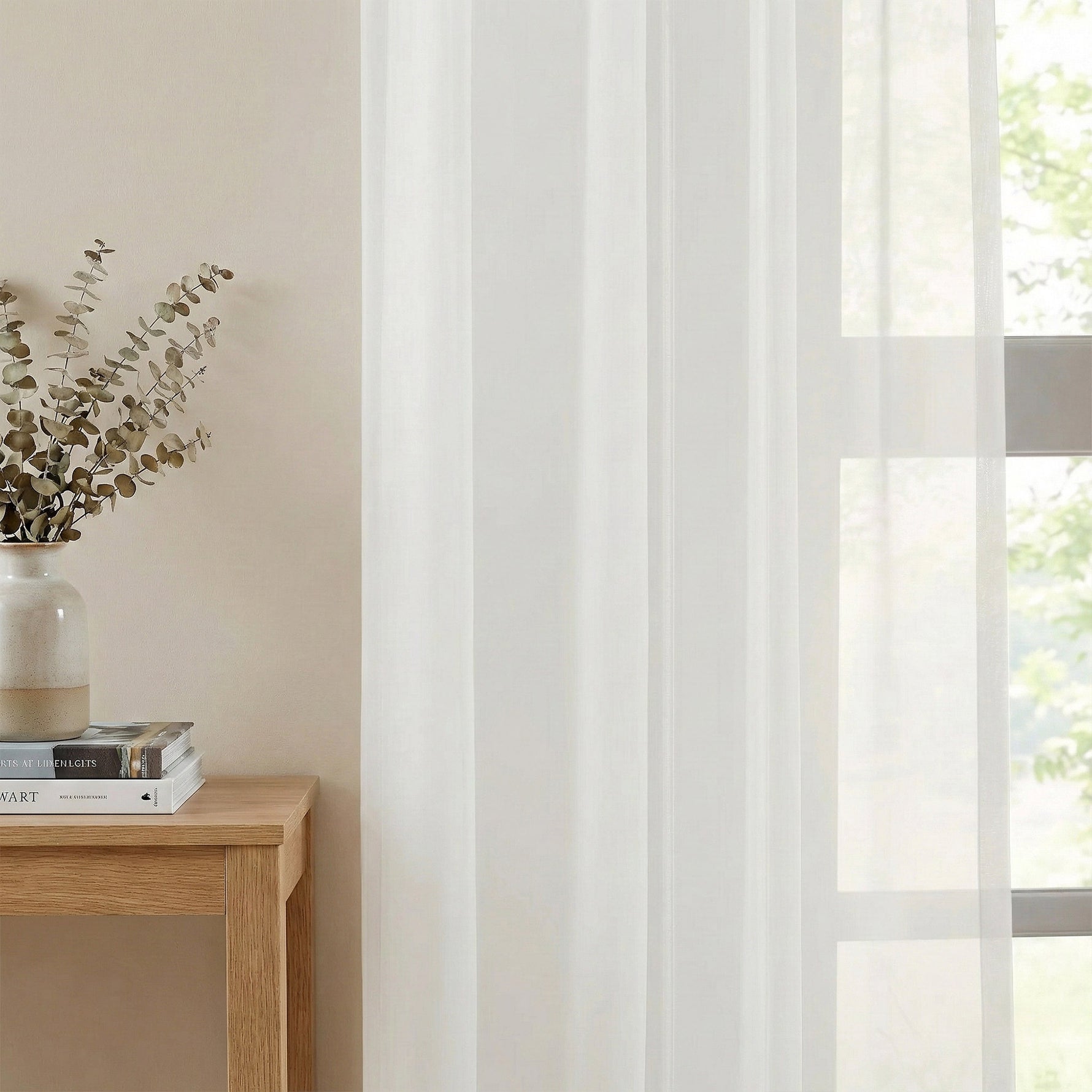 Durable White Sheer Curtains - Detail View 4 | JOYDRAPE Bespoke Luxury