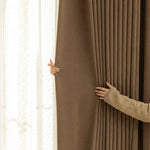 Morandi Cotton Linen Textured Blackout Curtains