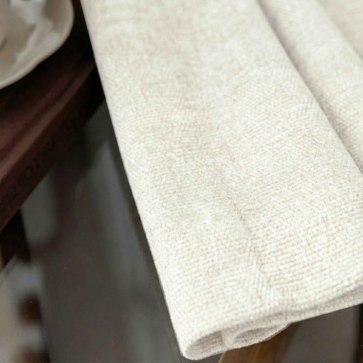 Velvety Short-pile Chenille High Blackout Curtains - Detail View 4 | JOYDRAPE Bespoke Luxury