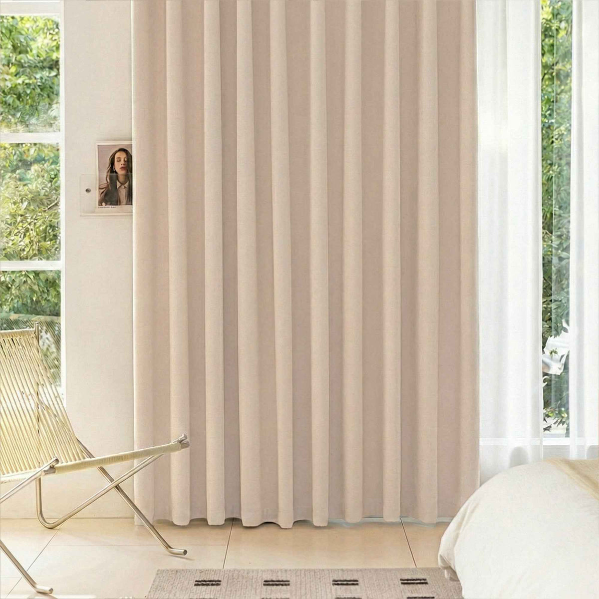 Fluffy 100% Blackout Chenille Curtains - Detail View 5 | JOYDRAPE Bespoke Luxury