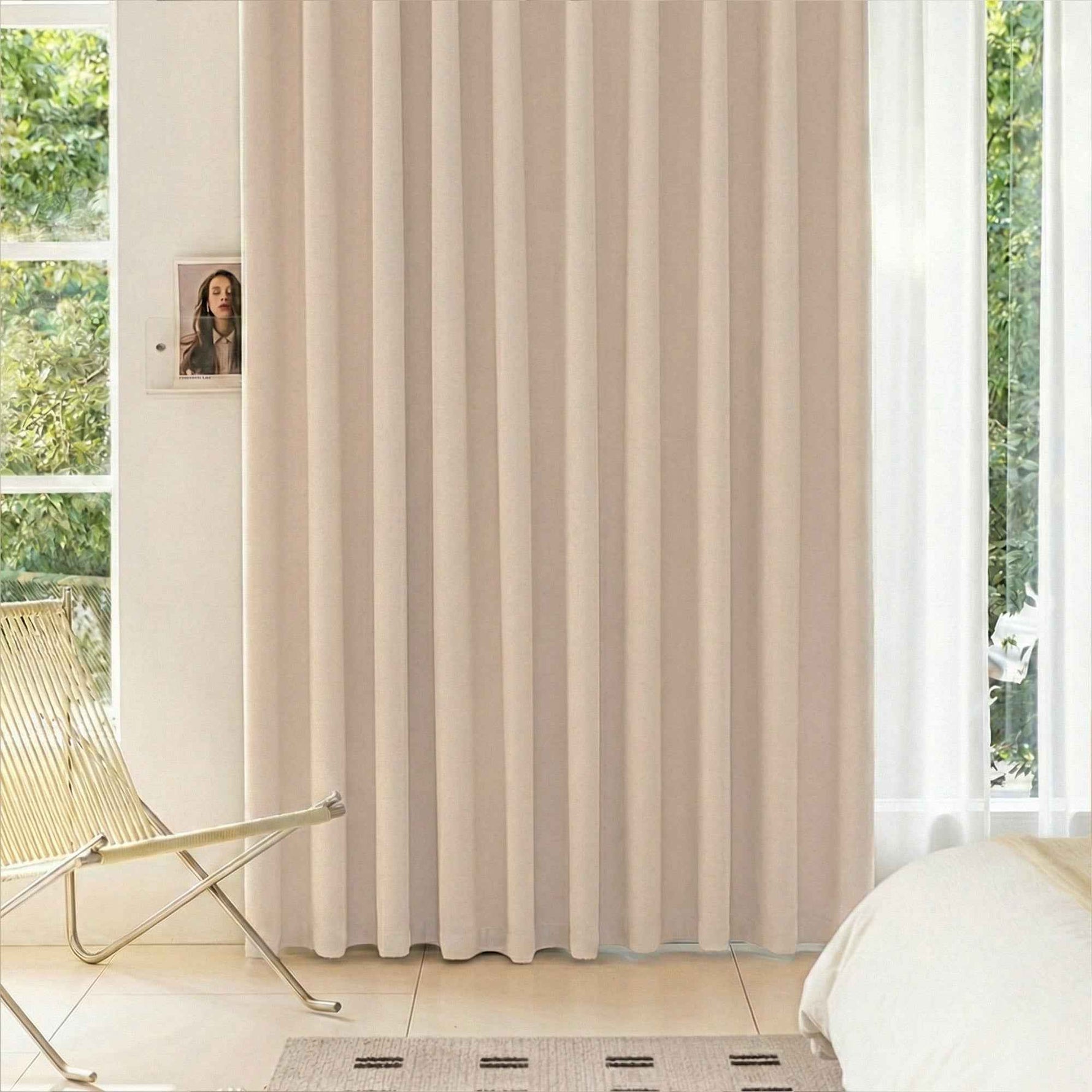 Fluffy 100% Blackout Chenille Curtains - Detail View 5 | JOYDRAPE Bespoke Luxury