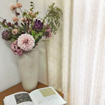 Grid Classic Check Sheer Curtains - Detail View 5 | JOYDRAPE Bespoke Luxury