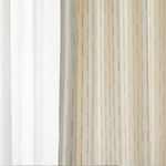 Streak Geometric Striped Linen Curtains