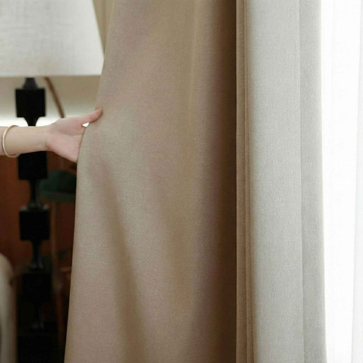 Colorful 95% Blackout  Luxurious Gold Foil Curtains