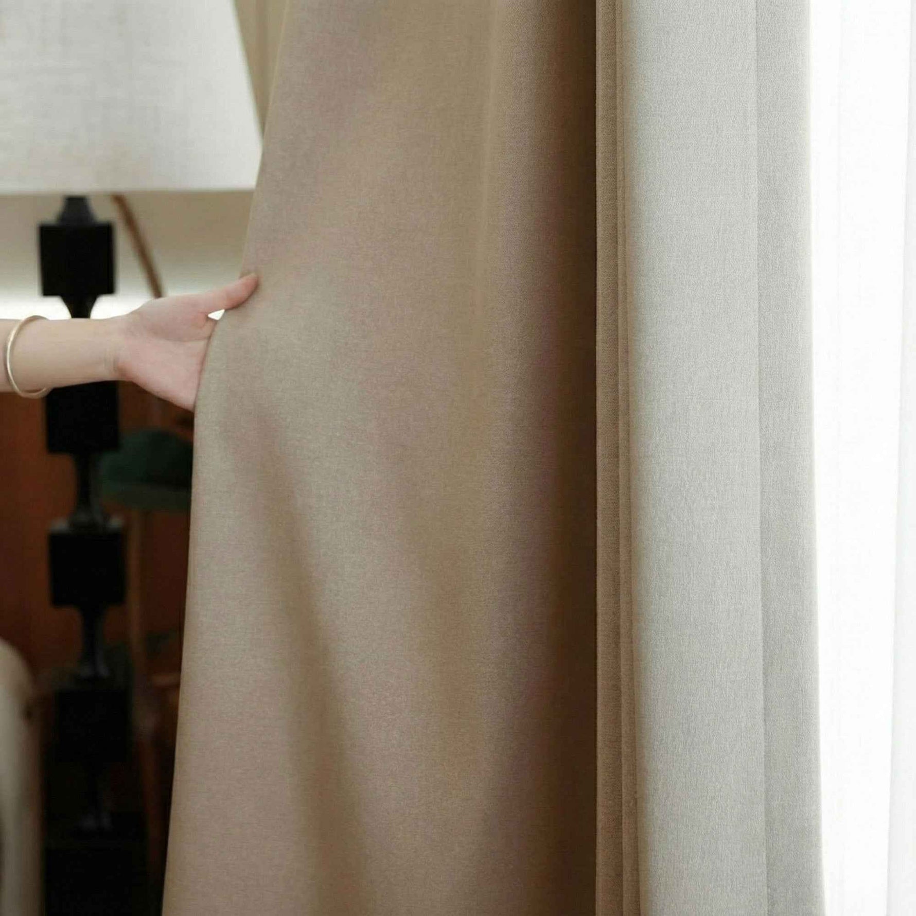 Colorful 95% Blackout  Luxurious Gold Foil Curtains