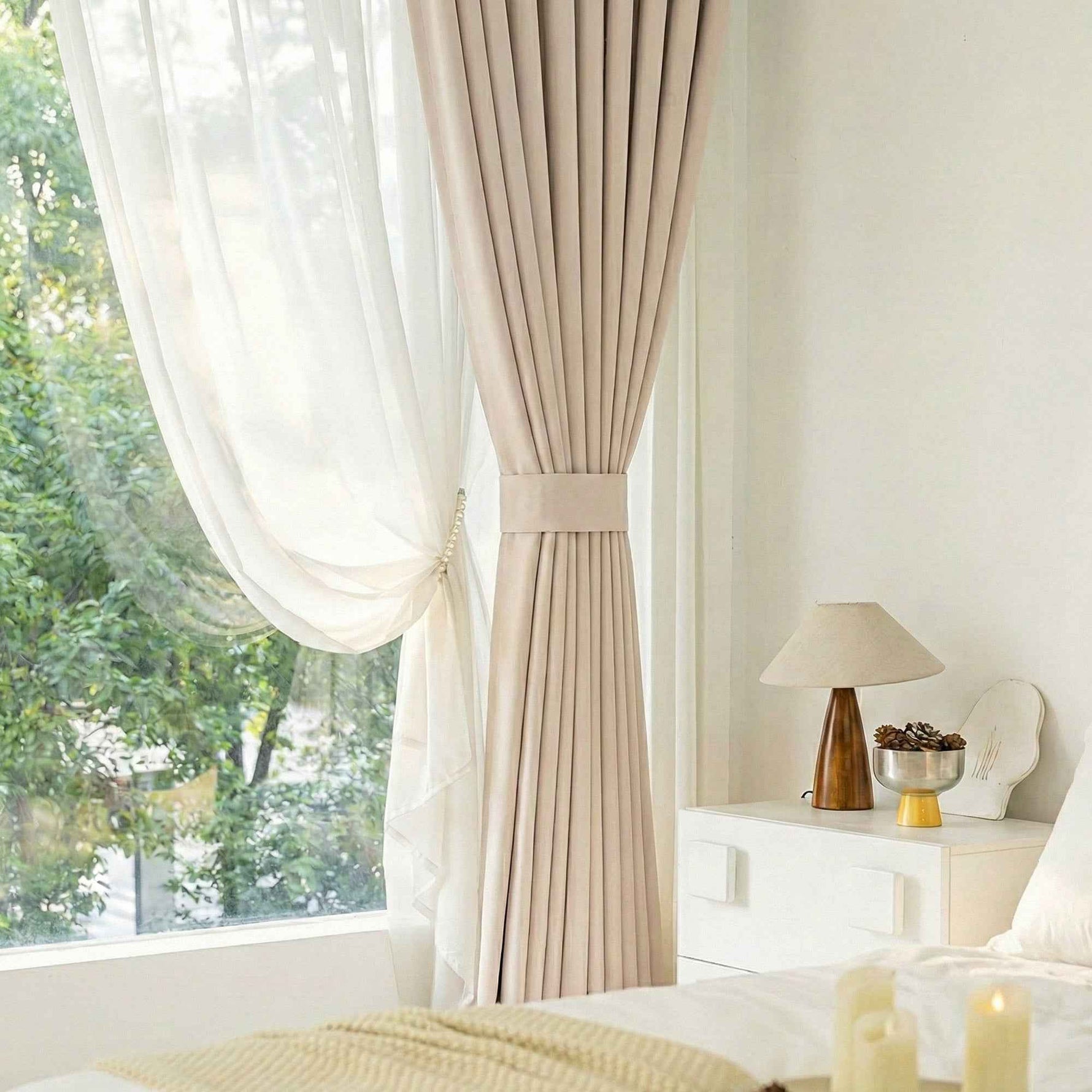 Fluffy 100% Blackout Chenille Curtains - Detail View 6 | JOYDRAPE Bespoke Luxury