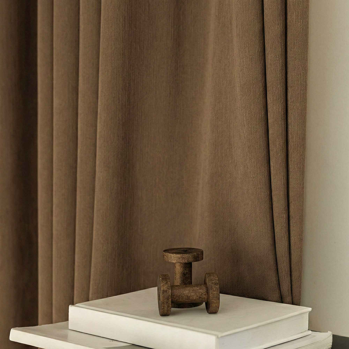 Morandi Cotton Linen Textured Blackout Curtains