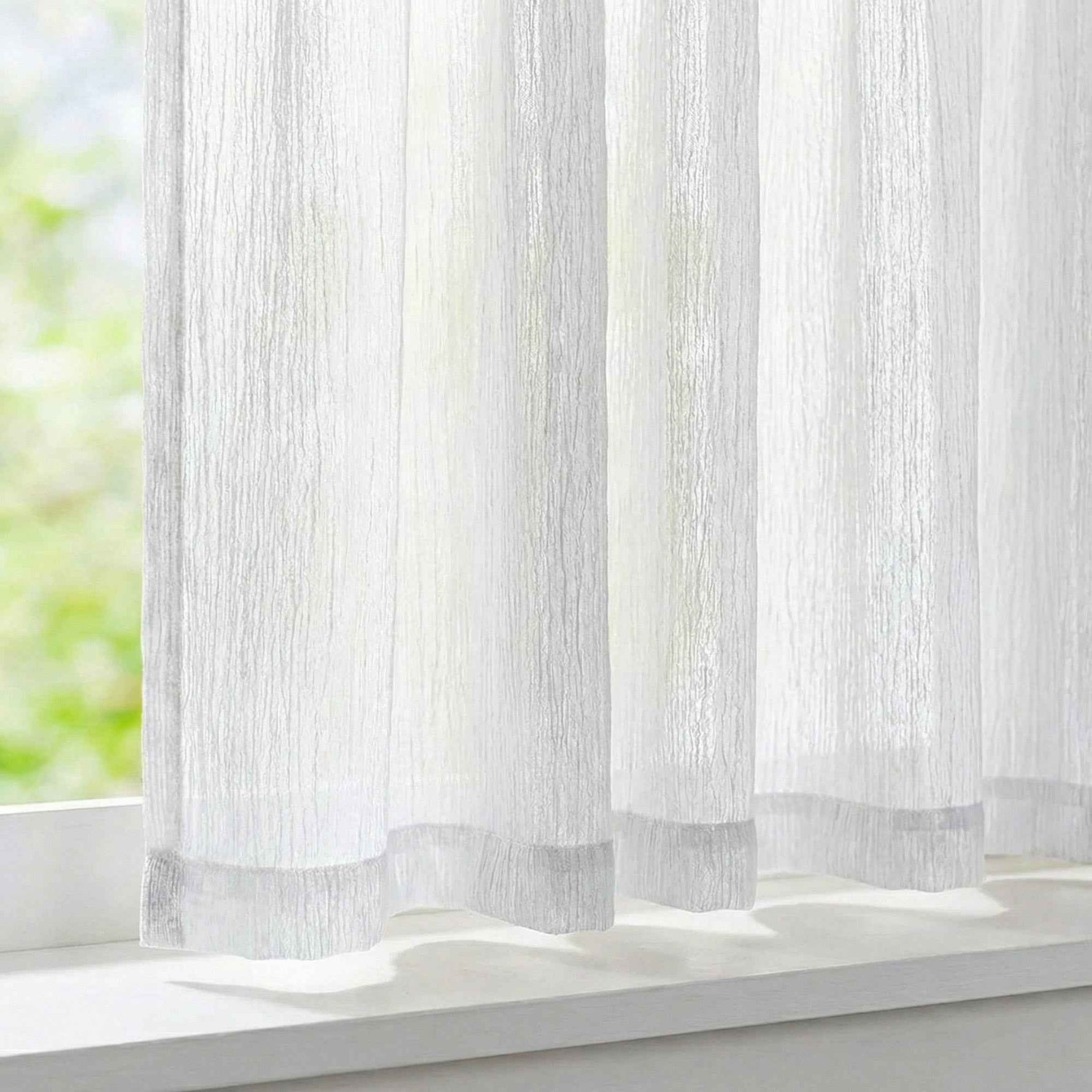 C-Lithe Sheer Cafe Curtains