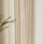 Linetrie Sheer Linen Vertical Stripe Curtains