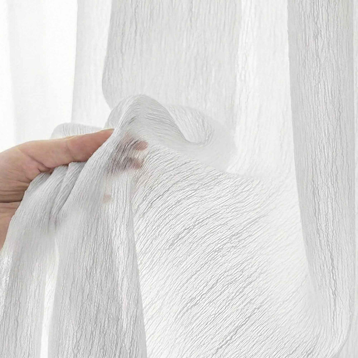C-Lithe Sheer Cafe Curtains