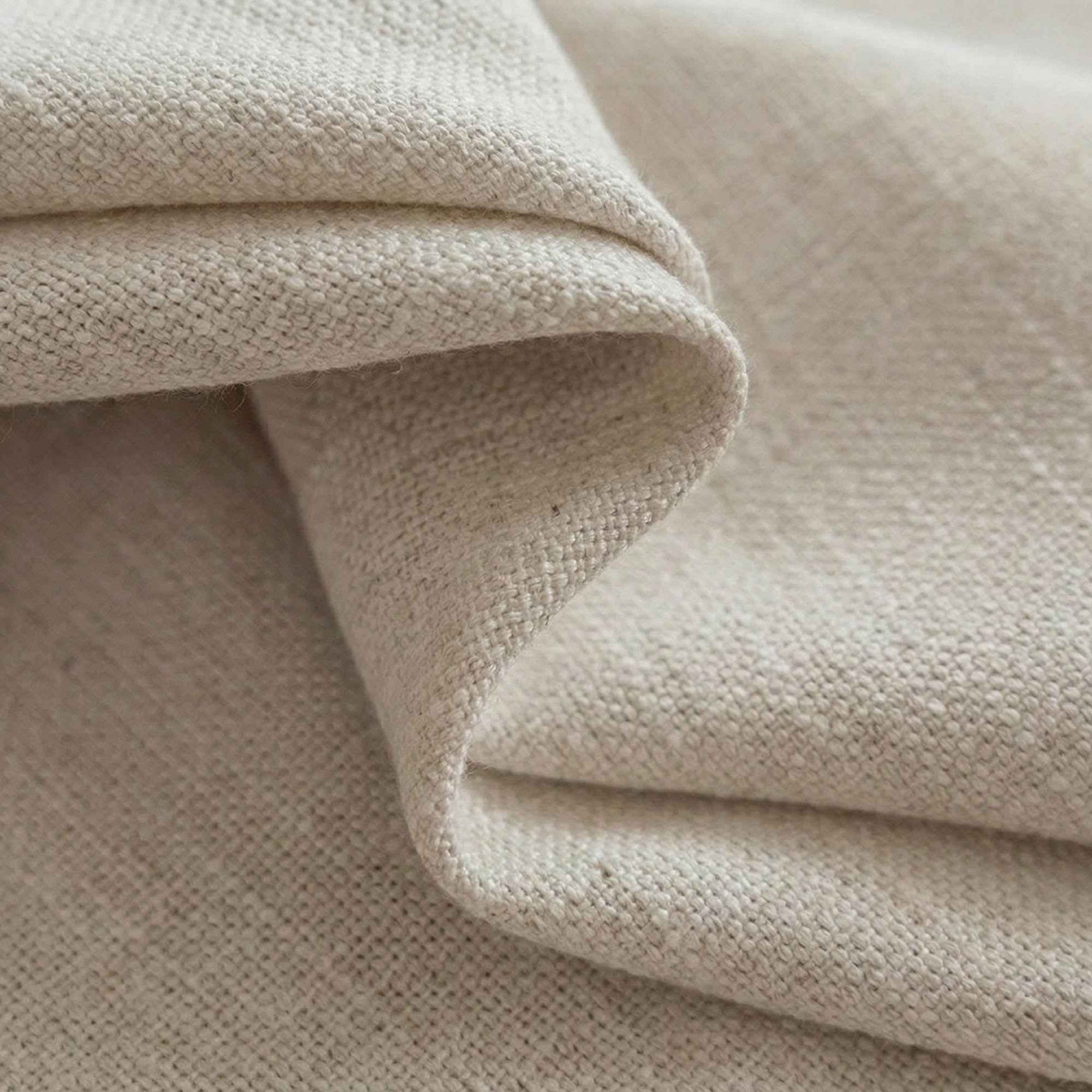 Thick Linen blend curtains