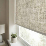 J-Hemp Cordless Faux Linen Blackout Roller Shades