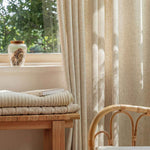 Lcasua Natural Linen Blend Curtains
