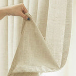 Crossl Semi-Blackout Linen-Textured Curtains - Detail View 7 | JOYDRAPE Bespoke Luxury