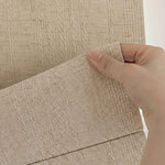 L-loose Cordless Striped Linen Blend Roman Shades - Detail View 6 | JOYDRAPE Bespoke Luxury
