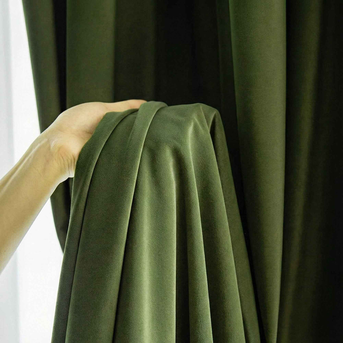Velvet Mid-Century Modern Curtains