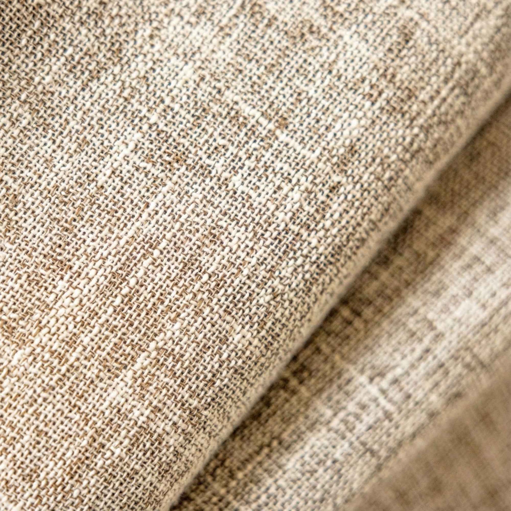 L-Lfluffy Cordless 100% Blackout Faux Linen Roman Shades - Detail View 8 | JOYDRAPE Bespoke Luxury