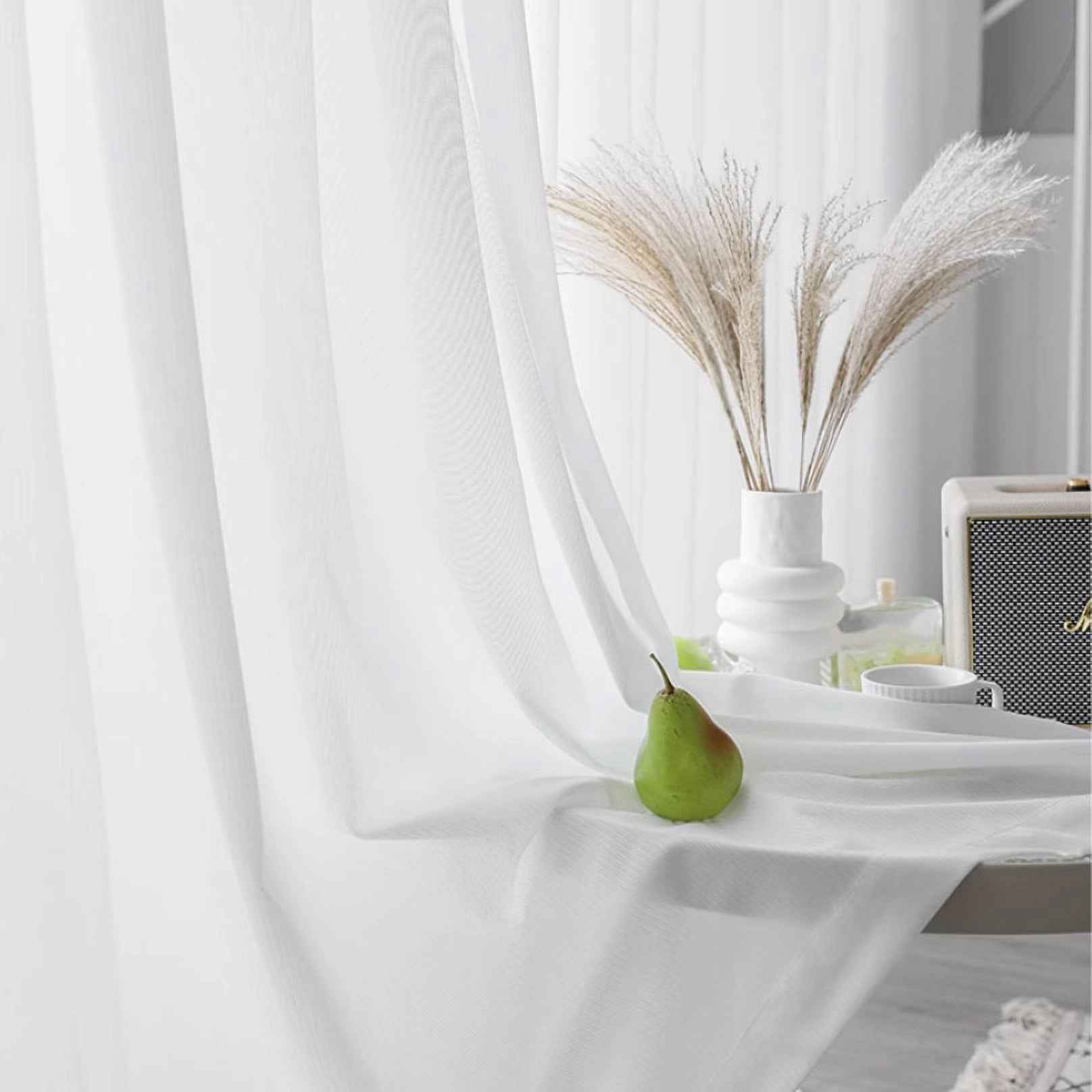 Mirrored Sheer Curtains Thickened Sunscreen