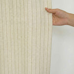 C-Stripe Cotton-Linen Blend Striped Cafe Curtains