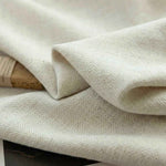 L-Mint Semi-blackout cotton-linen blend Roman shades - Detail View 7 | JOYDRAPE Bespoke Luxury