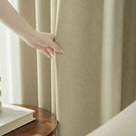 Candy Cotton Linen Blend Blackout Curtains - Detail View 7 | JOYDRAPE Bespoke Luxury