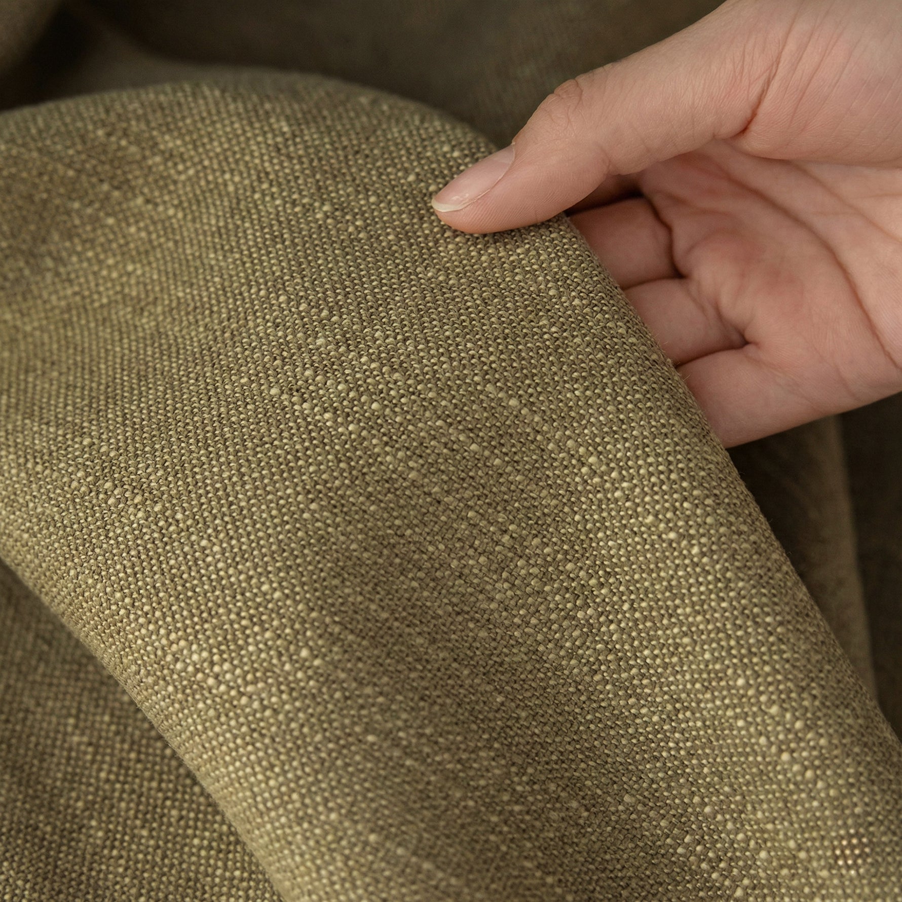 Coarse Vintage-style Blackout Curtains - Detail View 7 | JOYDRAPE Bespoke Luxury