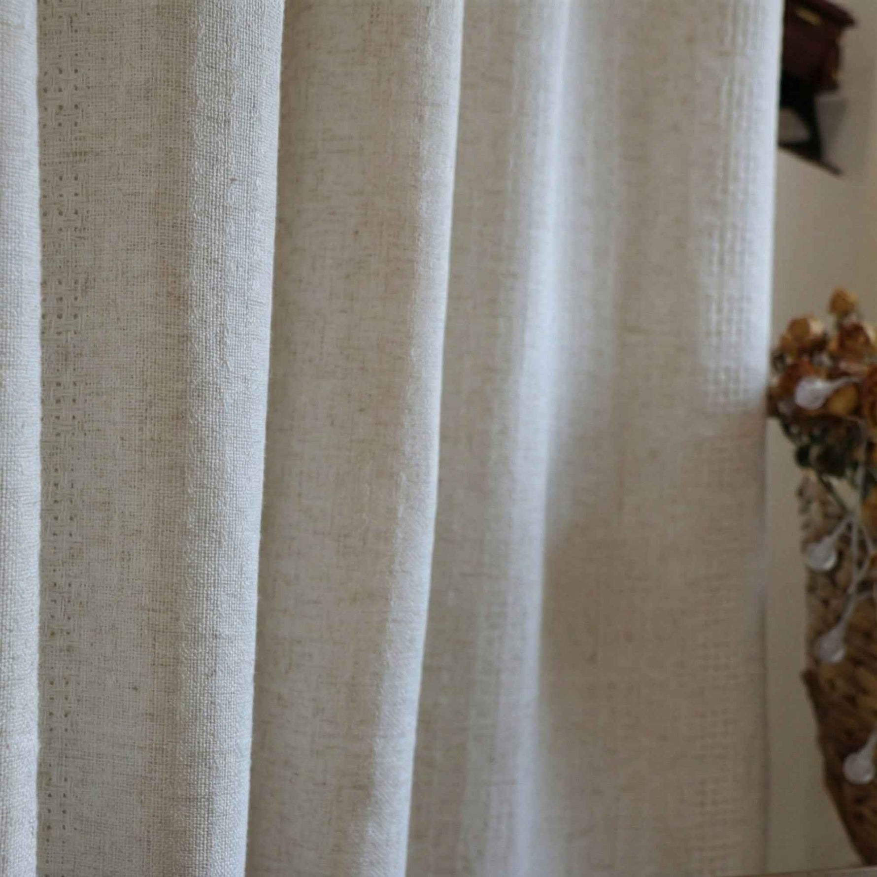 Languids Openwork Linen Blend Curtains - Detail View 4 | JOYDRAPE Bespoke Luxury