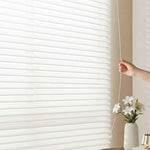 X-Hush Pure White Corded Shangri-La Blinds - Detail View 9 | JOYDRAPE Bespoke Luxury