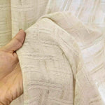Grid Classic Check Sheer Curtains - Detail View 8 | JOYDRAPE Bespoke Luxury