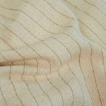 C-Stripe Cotton-Linen Blend Striped Cafe Curtains