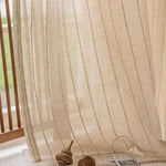 Rope sheer line curtains