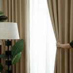 Colorful 95% Blackout  Luxurious Gold Foil Curtains