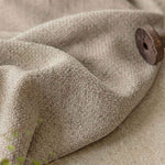 Waffle Natural Cotton Linen Blend Curtains