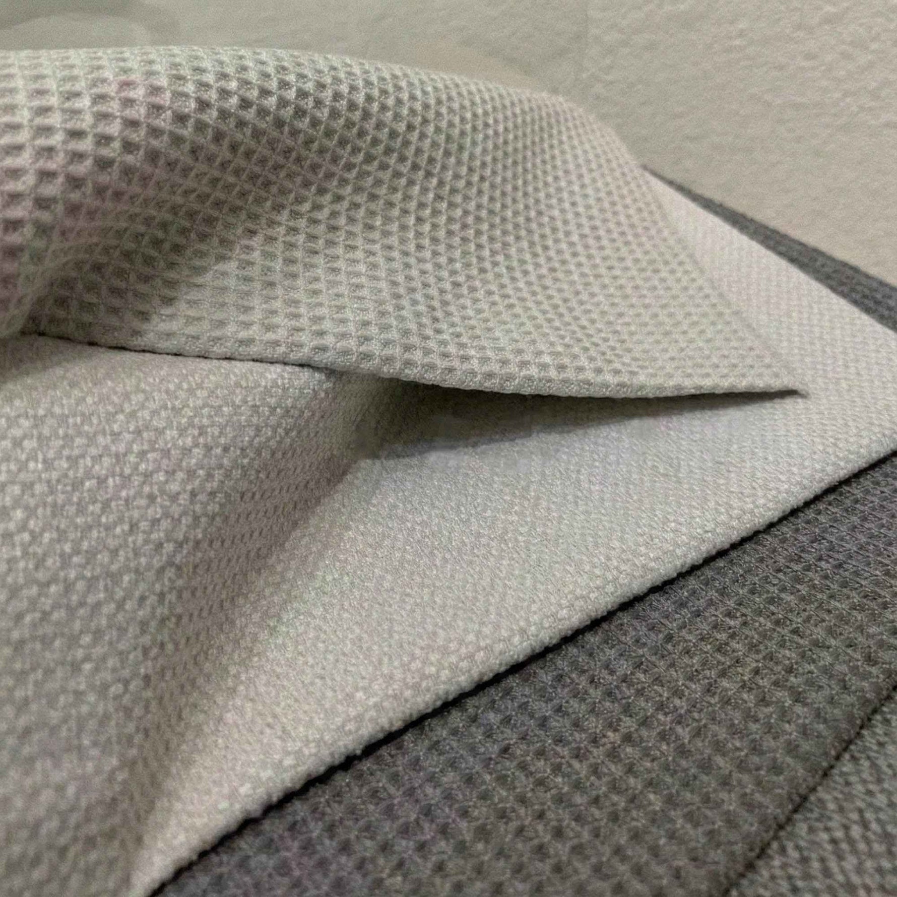 Wheat Heavyweight waffle textured linen blend curtains